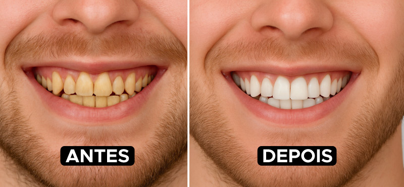 Antes e Depois do Clareamento Dental em Belo Horizonte - resultados reais