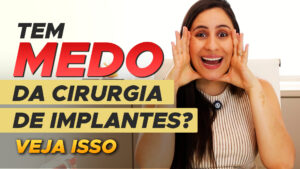 Medo de fazer implante dentário